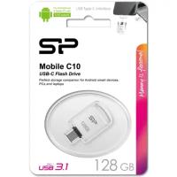 USB флешка SILICON POWER 128Gb Mobile C10 USB Type-C 3.1 Gen 1 white