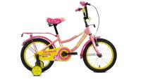 Велосипед 16" FORWARD FUNKY 2020-2021 кораловый/фиолетовый
