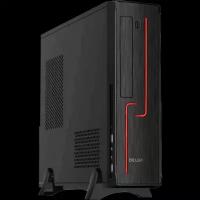 Корпус MicroATX Slim-Desktop Minitower Delux H308 450W Black/Red