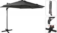 Зонт Koopman садовый складной ф300 FD43009 Полиэстер Серый