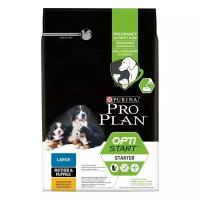 Purina Pro Plan Корм для щенков крупных пород от 25 кг с мощным телосложением с курицей (Starter)