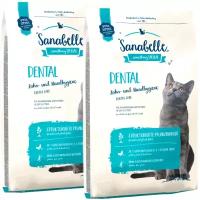 SANABELLE DENTAL для взрослых кошек от заболеваний зубов и десен (2 + 2 кг)