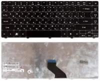 Клавиатура для ноутбука Aspire TimeLineX 4810TZ, Русская, черная глянцевая