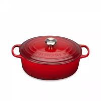 LE CREUSET Чугунная эмалированная утятница овальная, объем: 6,3 л, размер: 31 см, материал: чугун, цвет: красный 21178310602430