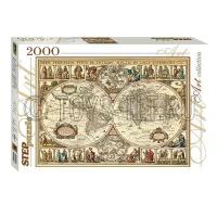 Пазлы 2000 Историческая карта мира (84003)