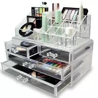 Акриловый органайзер для косметики Cosmetic Storage Box, 3