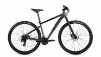 Велосипед FORMAT 1432 29 (29" 16 ск. рост. L) 2023, черный-мат/темно-серый-мат