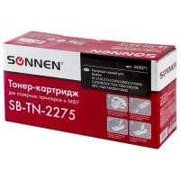 Картридж SONNEN TN-2275 для Brother DCP-7060DR/7065DNR/7070DWR (2600k), черный