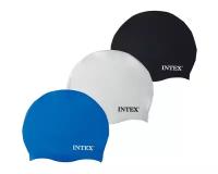 Шапочка Intex для плавания силиконовая