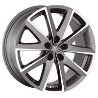 Колесный диск Fondmetal 7600 7.5x17 5*114.3 ET48 DIA67.1 Titan Glossy Machined