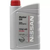 NISSAN Масло Моторное Nissan Motor Oil 10w-40 Полусинтетическое 1 Л Ke900-99932r