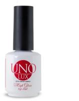 Топ без липкого слоя для гель-лака "Uno Lux High Gloss Top Coat" 15 мл