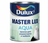 Краска Dulux Master Lux Aqua для радиаторов и мебели глянцевая BW 1 л