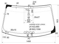 Стекло Лобовое + Дд Audi Q5 08-12 XYG арт. AUDIQ5-VCSY LFW/X