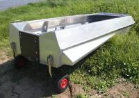 Алюминиевая лодка Романтика - Н 3.5 м., с булями и колесами