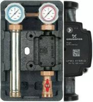 Насосная группа UK 1" Meibes M66811.36 без смесителя с насосом Grundfos UPM3 Hybrid 25-70