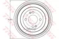 Барабан Тормозной Trw Db4422 Hyundai Accent/Kia Rio Ii 05-10 /D=203,2Mm TRW арт. DB4422