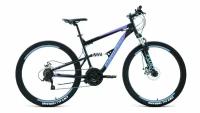 Велосипед горный Forward RAPTOR 27,5 2.0 D 18" (2022) 18" черный/фиолетовый