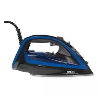 Утюг Tefal Turbo Pro Anti-Calc FV5688E0, 2800Вт, черный/ синий [1830007084]