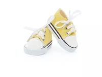 Petitcollin Yellow canvas shoes (Желтые текстильные кеды для кукол 39 см, 40 см, 44 см, 48 см)
