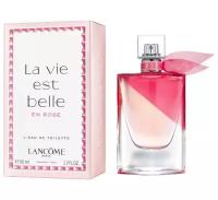 Подарочный набор Lancome La Vie est Belle en Rose 50 мл + пляжная сумка