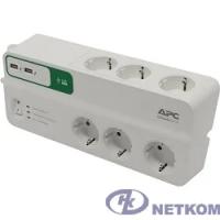 APC by Schneider Electric APC PM6U-RS сетевой фильтр 2м, белый