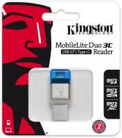 Считыватель карт памяти Kingston MobileLite Duo 3C USB 3 Type-C / A