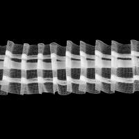 Шторная лента, 4 см, 10 ± 1 м, цвет белый