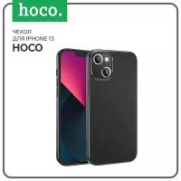 Hoco Чехол Hoco, для iPhone 13, полиуретан (TPU), толщина 1 мм, черный