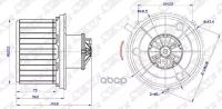 Мотор Отопителя Салона Toyota Cami 99-05/Daihatsu Mira/Move/Terios/Copen 05-/Mitsubishi Minica/Pajer Sat арт. ST-87104-87401