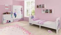 Детская комната Тролли: кровать раздвижная 3200+шкаф трехсекционный+комод