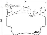 BREMBO колодки дисковые п