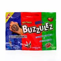 Конфета "Buzzulez" сахарная с кислой пудрой 3 татуировки, дисплей бокс, 11 г, 30 шт