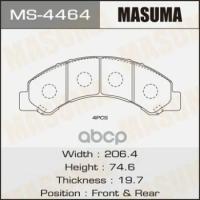 Колодки Mazda Titan 99-00 Masuma арт. MS-4464