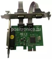 Контроллер PCI-E MS9901, 1xLPT, 2xCOM, Bulk (COM/LPT 2+1PORT)