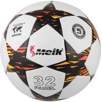 Мяч футбольный Meik 098, 5, белый, тренировочный, термосшивка