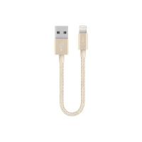 Кабель Belkin USB папа/8-pin lightning папа 15см золотой (F8J144bt06INGLD)