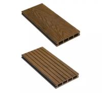 Террасная доска ДПК (пустотелая) 3000х140х25 мм, «CM Decking» серия ROBUST, Тик