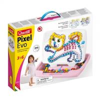 Мозаика Pixel Evo Girl 300 элементов диаметр 10, 15, 20 мм Quercetti