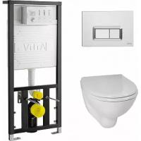 Комплект VitrA Arkitekt 9005B003-7211 кнопка хром