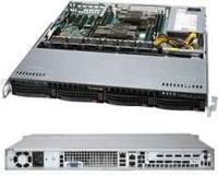 Корпус компьютерный Supermicro SC813MFTQ W/ 500W, SAS3 Backplane (Slim Fan Holder)