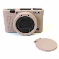 Силиконовый противоударный чехол для фотоаппарата Sony Cyber-shot DSC-RX100/ RX100 II/ RX100M3/ RX100M4/ RX100M5 хаки