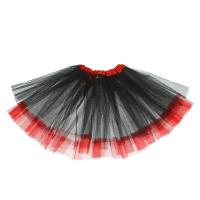 Карнавальная юбка «Кокетка», 2-х слойная, 4-6 лет, цвет чёрный