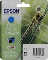 Картридж Epson Original T0822/0822N (голубой)