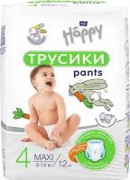 Трусики для детей Happy bella baby pants 8-14 кг, 12 шт