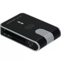 3Q Внешний картридер 3Q USB2.0 (CF/CFII/XD/SDHC/MicroSD/MMC/RS-MMC/MS) #CRM028-F