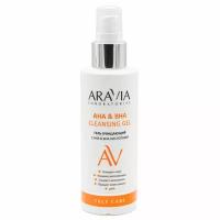 Гель очищающий .aha&bha cleansing gel 150мл Aravia laboratories