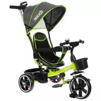 Велосипед трехколесный Micio Veloce, колеса EVA 10"/8", цвет салатовый