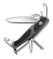 Нож Victorinox RangerGrip 61, 130 мм, 11 функций, зеленый