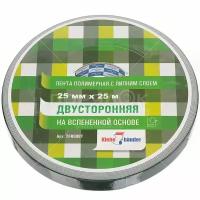 Скотч двухсторонний Klebebander TFK008T на вспененной основе 25 мм, 25 м